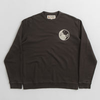 Mollusk Surf Society Crewneck Sweatshirt in Black thumbnail