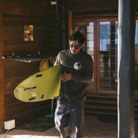 Mollusk Surf Society Crewneck Sweatshirt in Black thumbnail