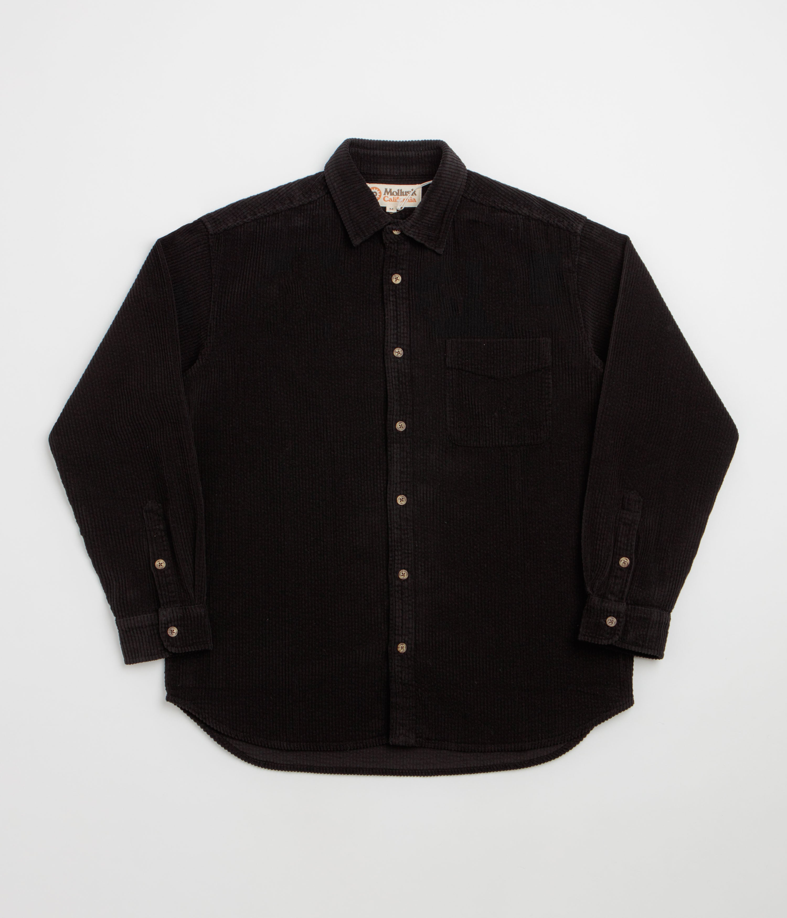 Mollusk Thurston Shirt - Black Corduroy