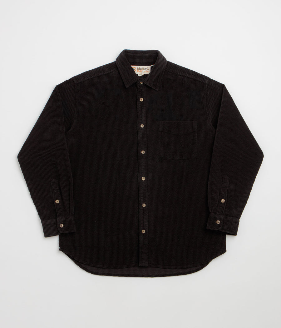Mollusk Thurston Shirt - Black Corduroy