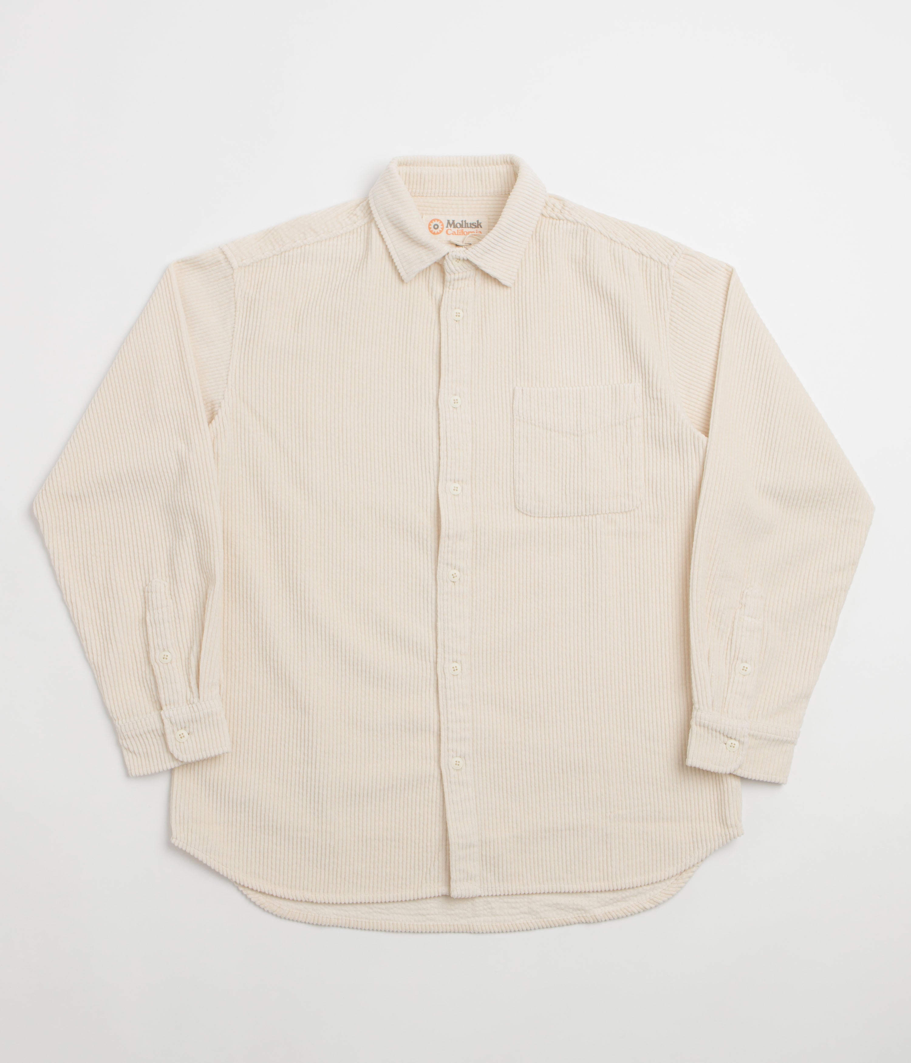 Mollusk Thurston Shirt - Natural Corduroy