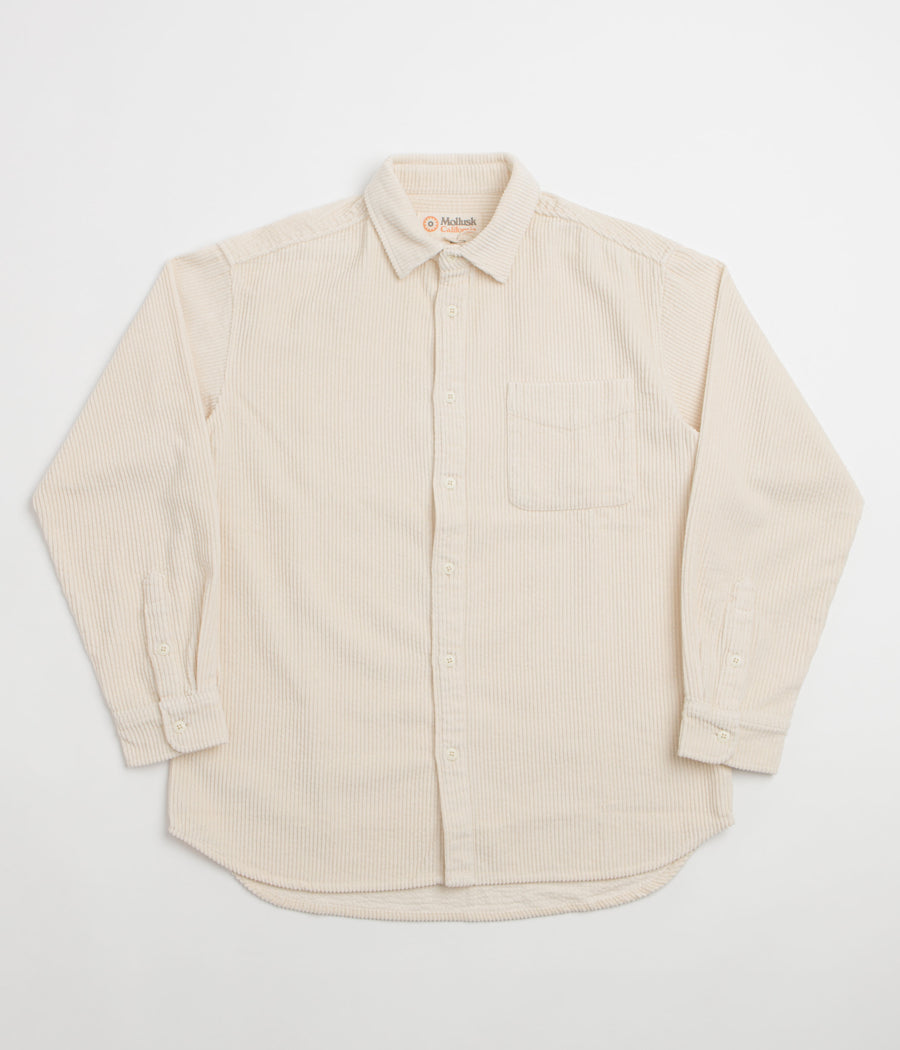 Mollusk Thurston Shirt - Natural Corduroy