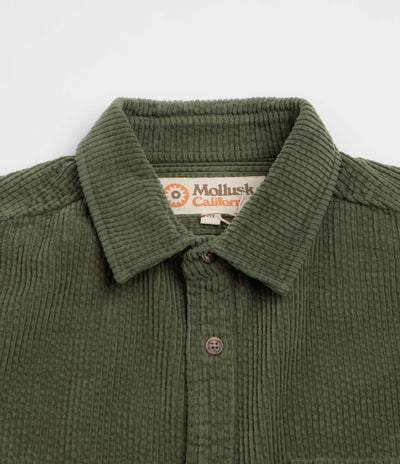 Mollusk Thurston Shirt - Rover Green Corduroy
