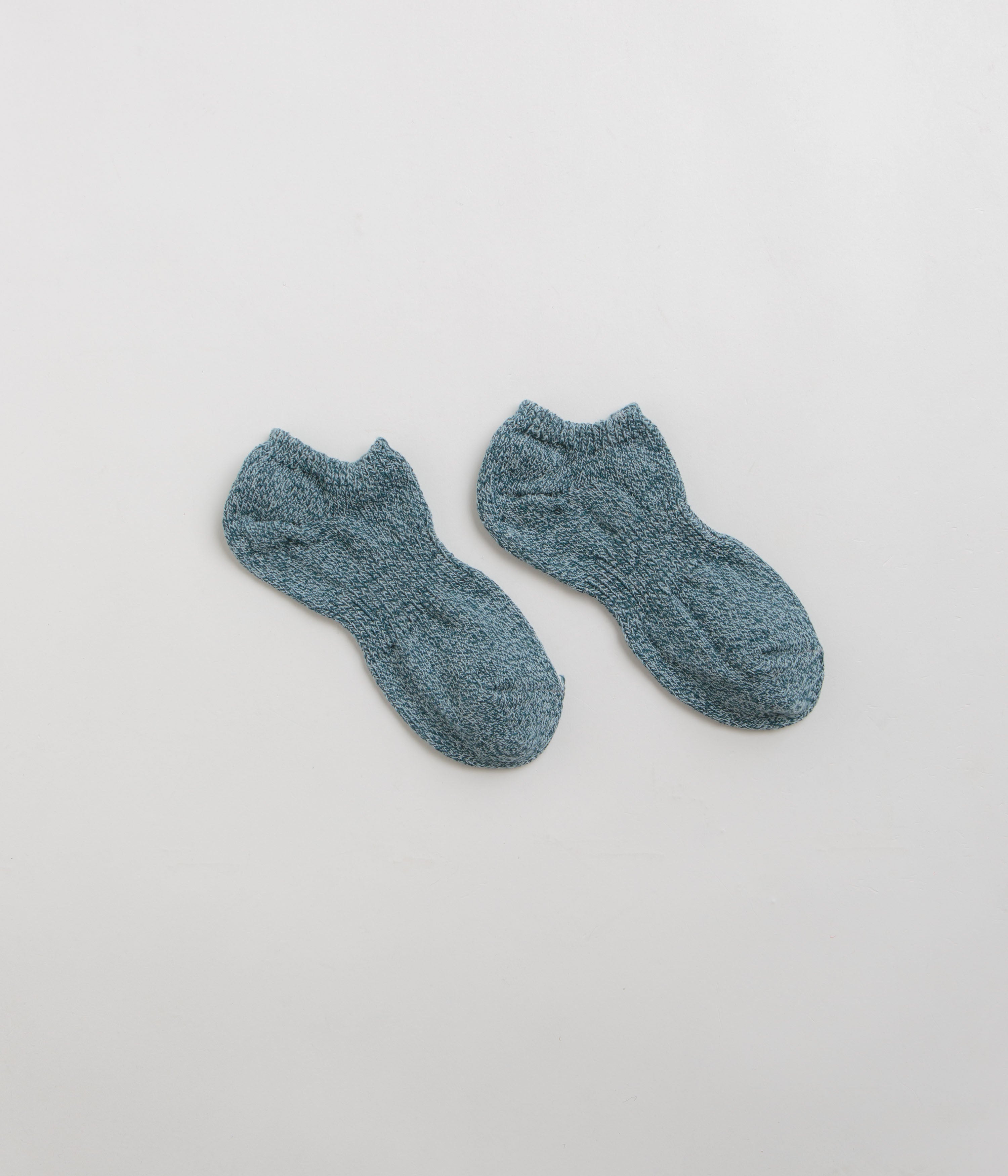Mollusk Twist Ankle Socks in Rain