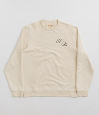 Mollusk Vibrations Crewneck Sweatshirt in Super Natural