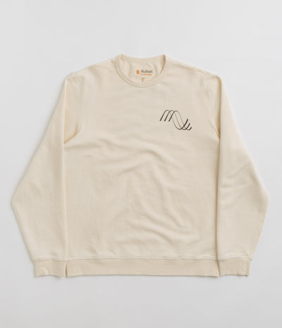 Mollusk Vibrations Crewneck Sweatshirt in Super Natural