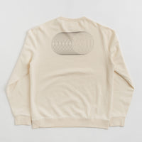 Mollusk Vibrations Crewneck Sweatshirt in Super Natural thumbnail