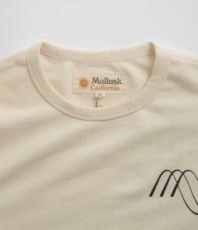 Mollusk Vibrations Crewneck Sweatshirt in Super Natural