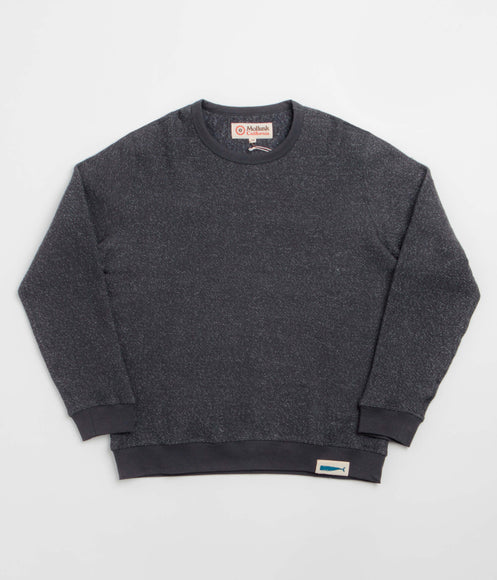 Mollusk Whale Patch Crewneck Sweatshirt - Faded Navy