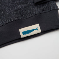 Mollusk Whale Patch Crewneck Sweatshirt - Faded Navy thumbnail