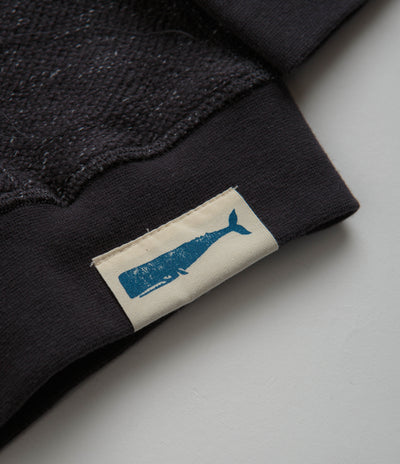 Mollusk Whale Patch Hoodie - Faded Navy