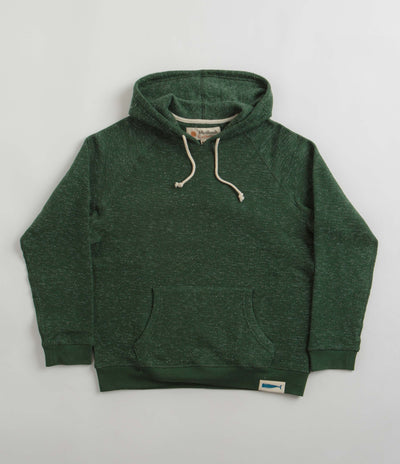 Mollusk Whale Patch Hoodie in Forest