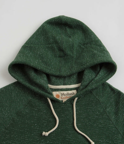 Mollusk Whale Patch Hoodie in Forest