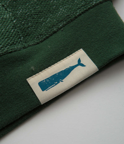 Mollusk Whale Patch Hoodie in Forest