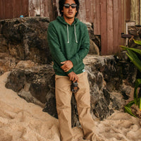 Mollusk Whale Patch Hoodie in Forest thumbnail