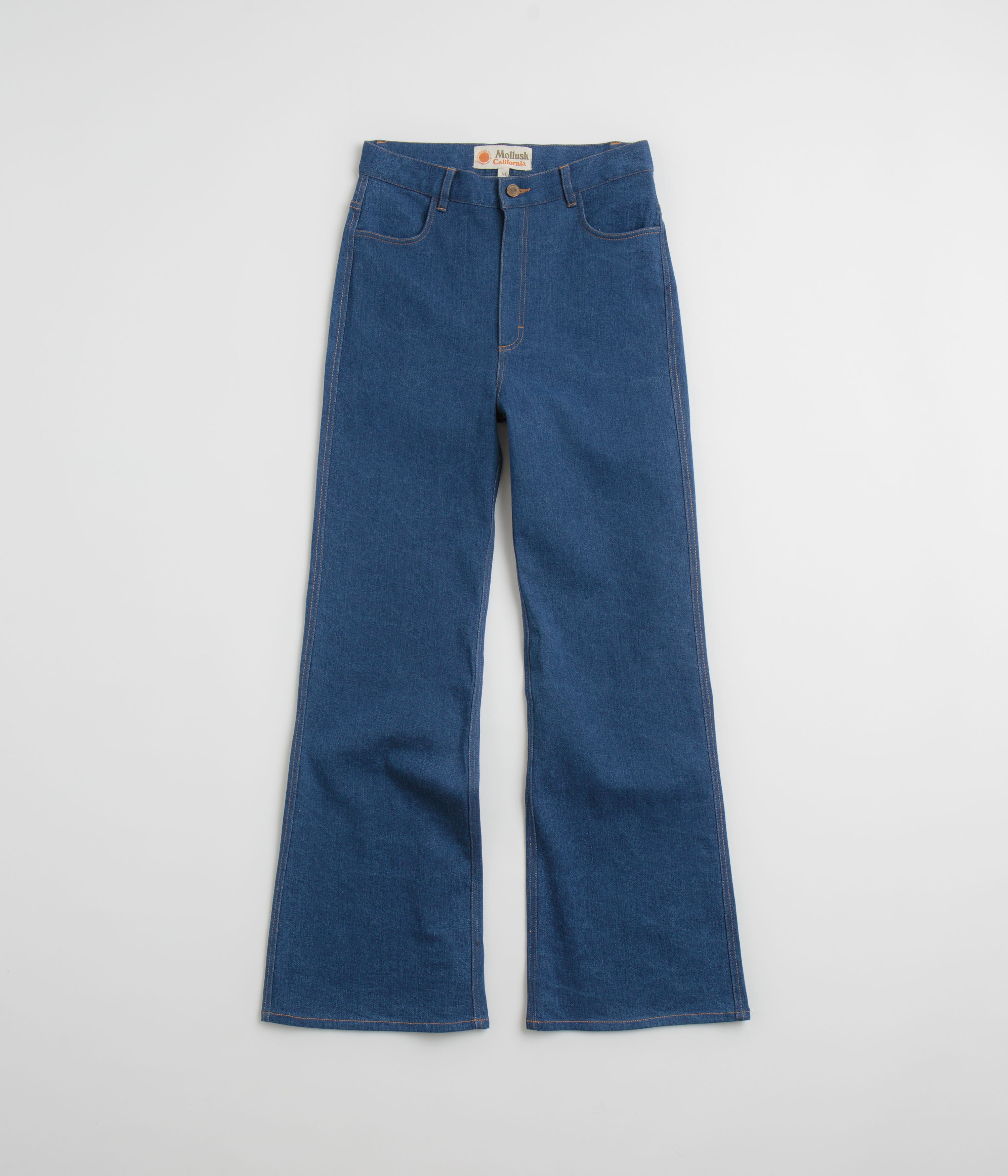 Mollusk Womens Bella Jeans in Dark Indigo