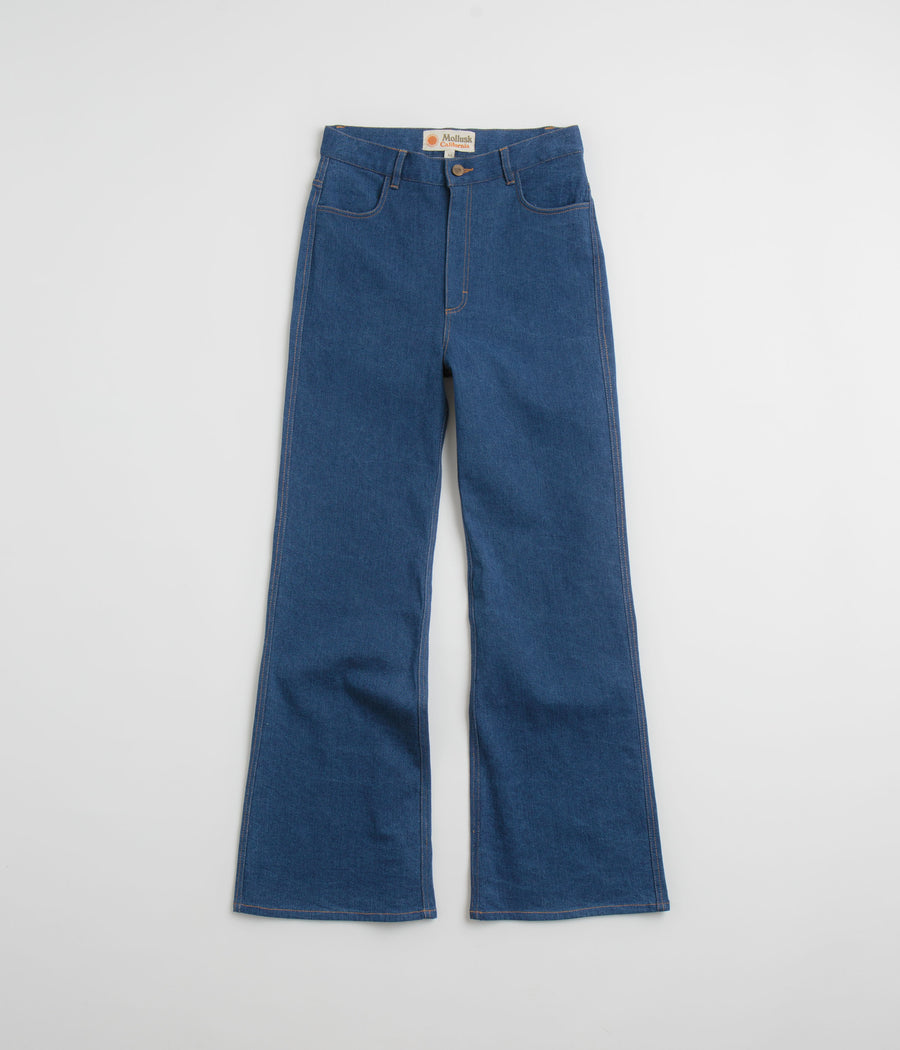 Mollusk Womens Bella Jeans in Dark Indigo