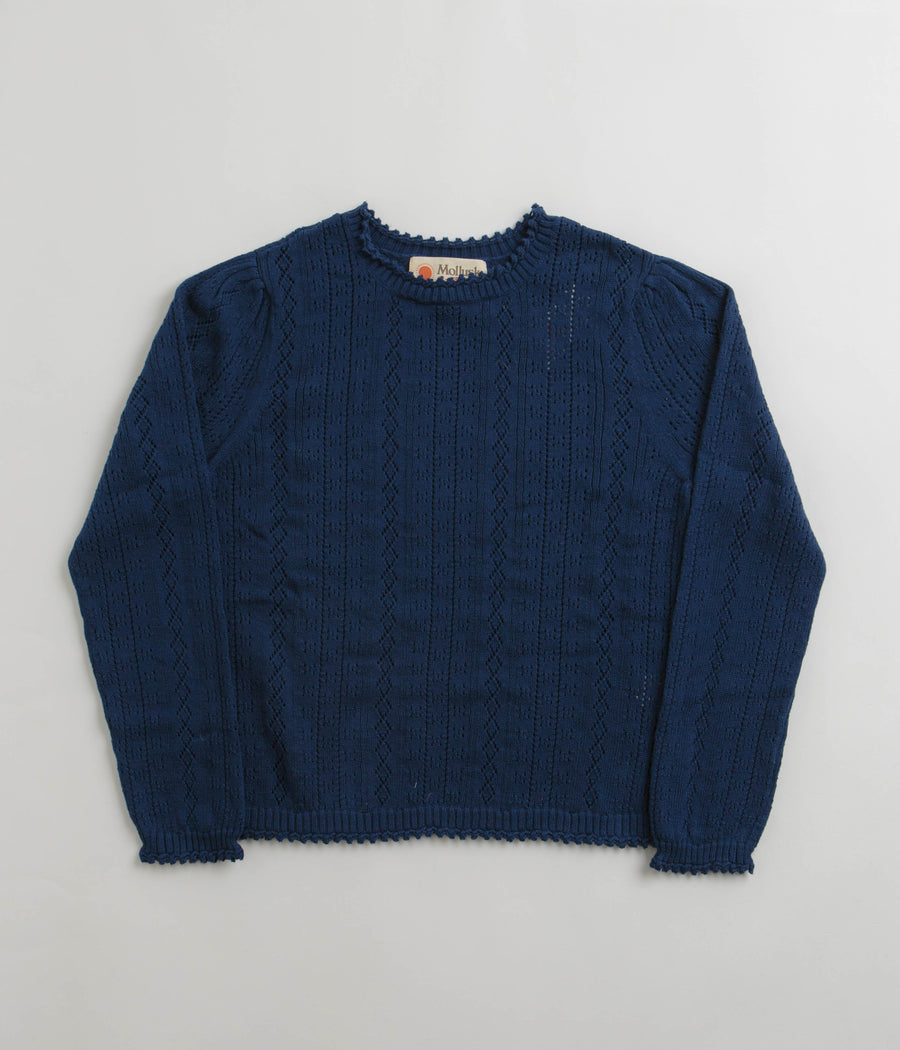 Mollusk Womens Juliette T-Shirt in Navy