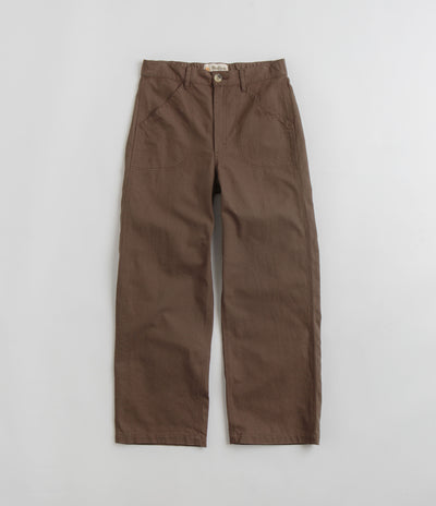Mollusk Womens Painter Pants in Chocolate