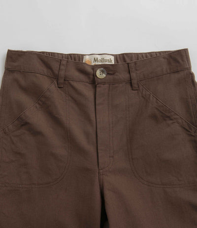 Mollusk Womens Painter Pants in Chocolate
