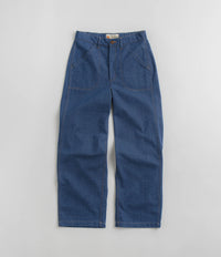 Mollusk Womens Painter Pants in Indigo Denim