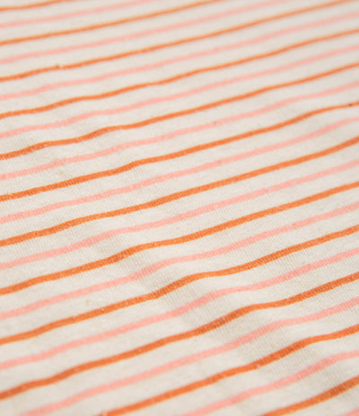 Mollusk Womens Ringer T-Shirt - Pink Stripe