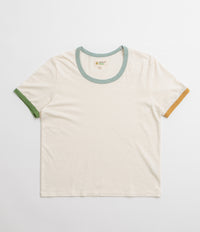 Mollusk Womens Ringer T-Shirt in Super Natural
