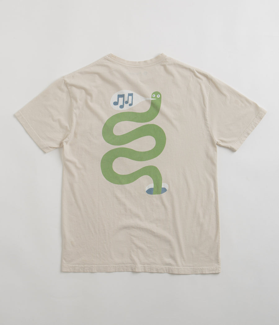 Mollusk Worm T-Shirt in Fog