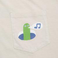 Mollusk Worm T-Shirt - Fog thumbnail