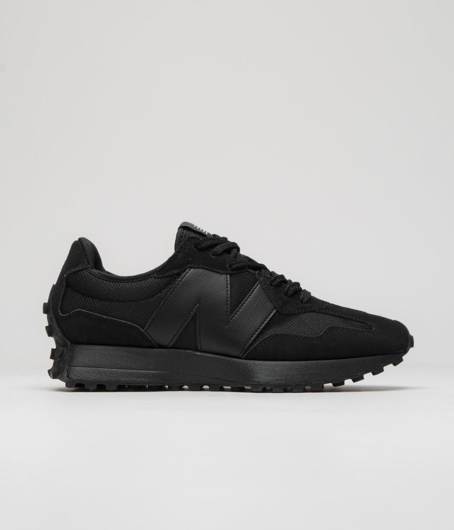 New Balance 327 Shoes in Black and Black