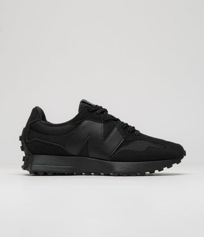 New Balance 327 Shoes in Black and Black