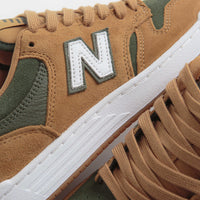 New Balance Numeric 480 Shoes in Brown and Green thumbnail
