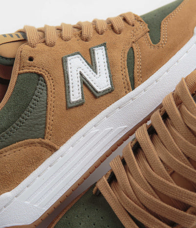 New Balance Numeric 480 Shoes in Brown and Green