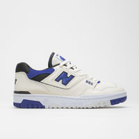 New Balance 550 Shoes in Sea Salt and Blue thumbnail