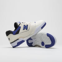 New Balance 550 Shoes in Sea Salt and Blue thumbnail