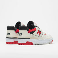 New Balance 550 Shoes in Sea Salt and Red thumbnail
