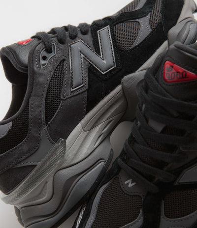 New Balance 9060 Shoes in Black and Grey