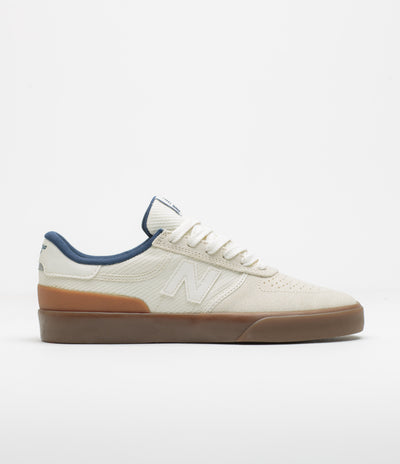 New Balance Numeric 272 Shoes in Sea Salt and Dark Gum
