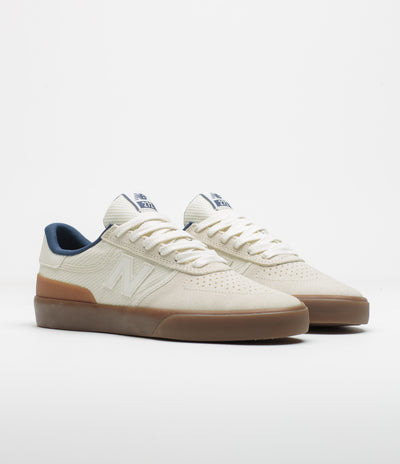 New Balance Numeric 272 Shoes in Sea Salt and Dark Gum