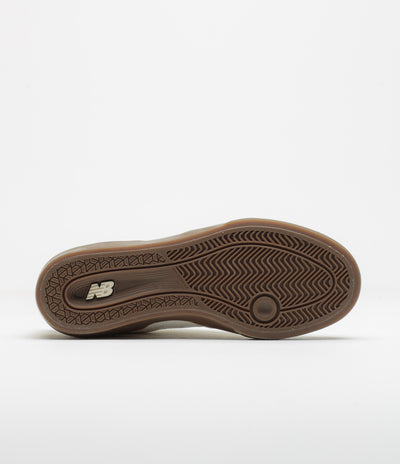 New Balance Numeric 272 Shoes in Sea Salt and Dark Gum