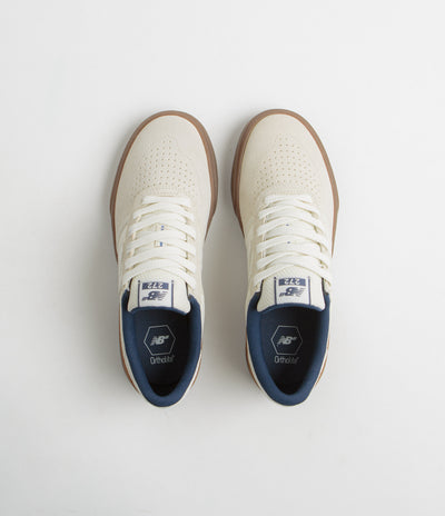 New Balance Numeric 272 Shoes in Sea Salt and Dark Gum