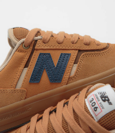 New Balance Numeric 306 Jamie Foy Shoes in Baked Clay