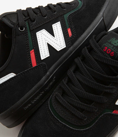 New Balance Numeric 306 Jamie Foy Shoes - Black / Black
