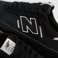 New Balance Numeric 306 Jamie Foy Shoes - Black / Black / White thumbnail