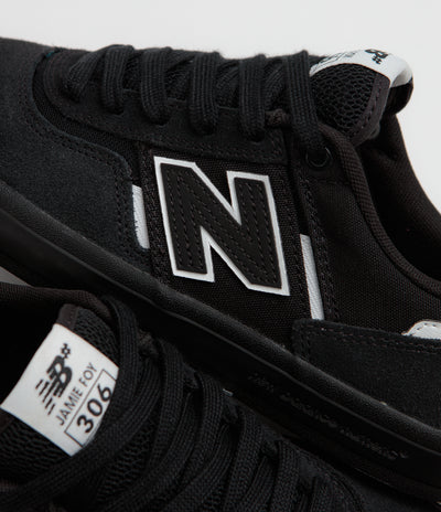 New Balance Numeric 306 Jamie Foy Shoes - Black / Black / White