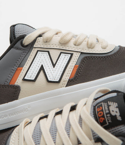 New Balance Numeric 306 Jamie Foy Shoes - Black Cement