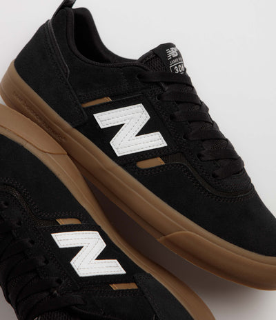 New Balance Numeric 306 Jamie Foy Shoes in Black and Gum