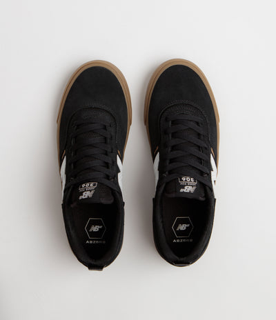 New Balance Numeric 306 Jamie Foy Shoes in Black and Gum