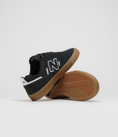 New Balance Numeric 306 Jamie Foy Shoes in Black and Gum / White