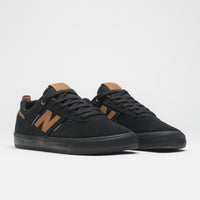 New Balance Numeric 306 Jamie Foy Shoes in Black and Orange / Black thumbnail